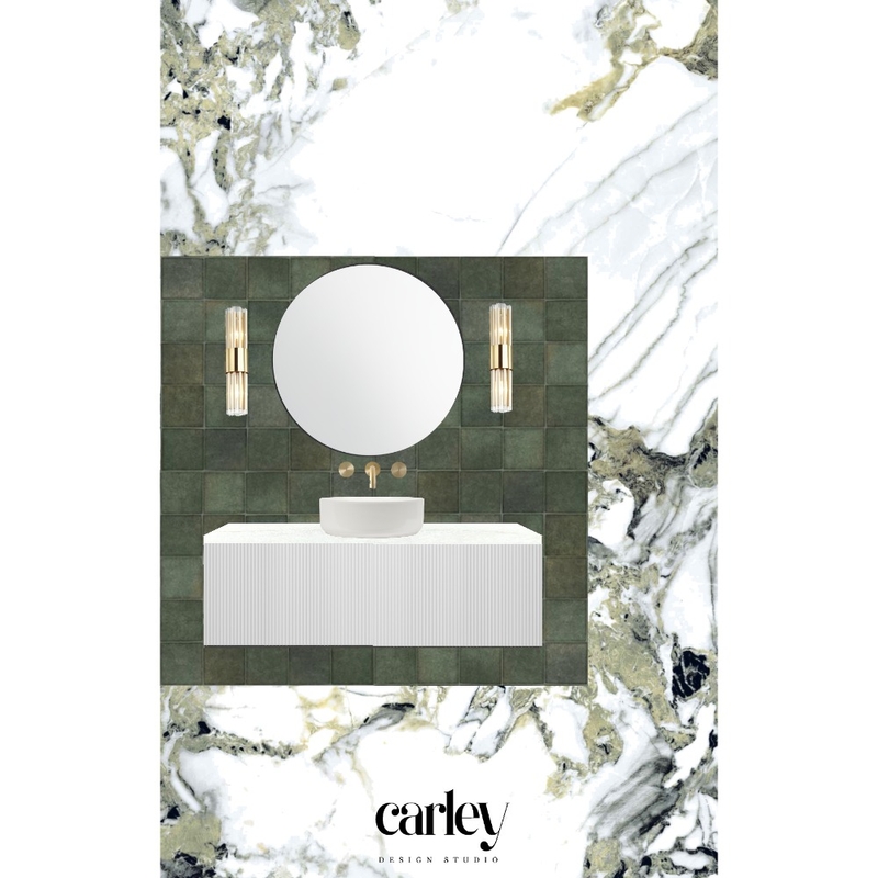 Jade Marble Tile Bathroom 6 Mood Board by Carley Design Studio on Style Sourcebook