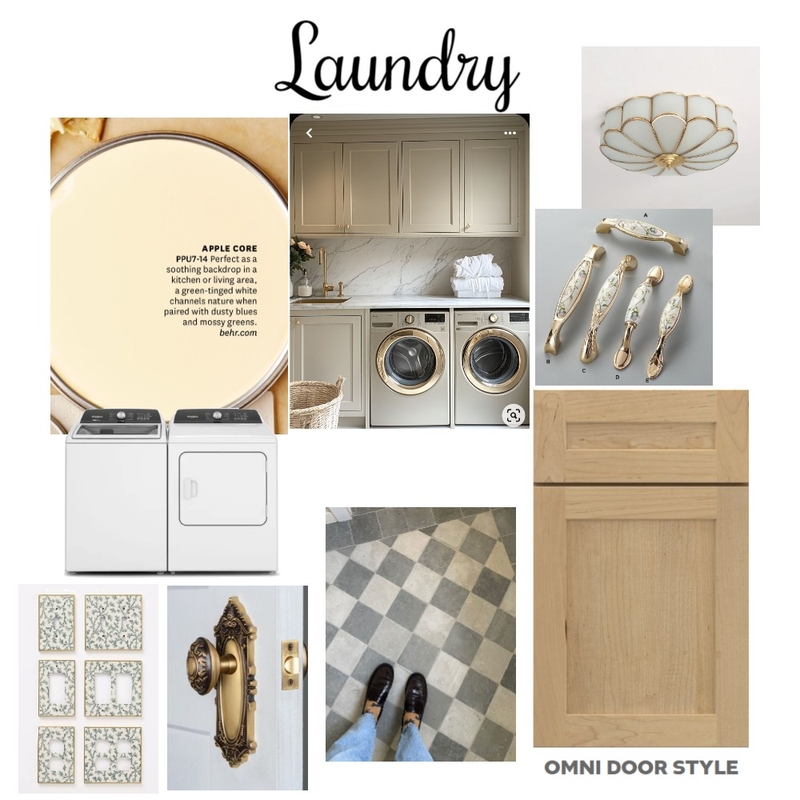 Laundry Mood Board by House of Serena Smith Designs on Style Sourcebook