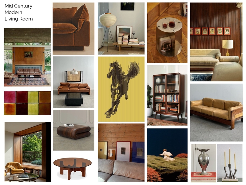 Mid Century Modern Living Room Mood Board by Harrietgreenslade on Style Sourcebook