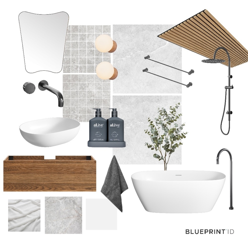 Main Bathroom Mood Board by Blueprint Interior Design on Style Sourcebook