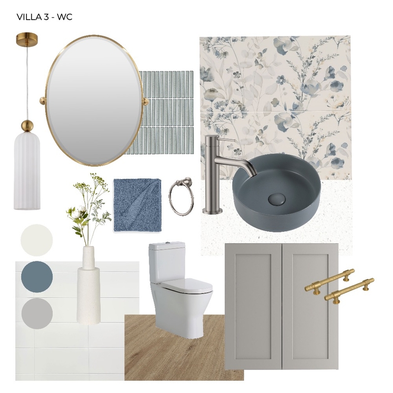 Villa 3 WC Mood Board by Tanya Gumbie Design Studio on Style Sourcebook