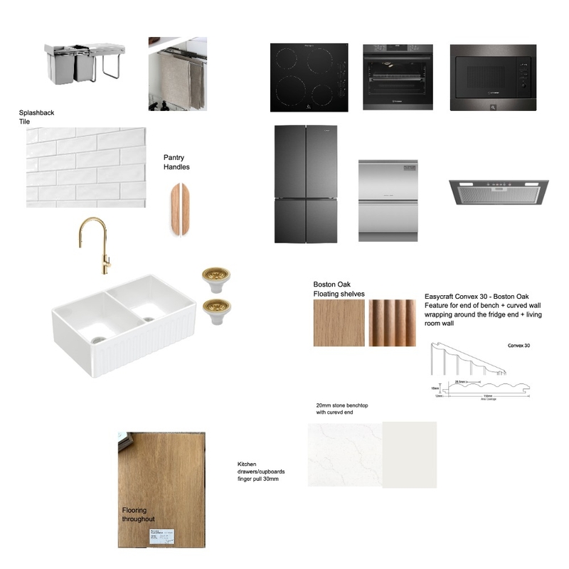 Kitchen Fixtures + Fittings + Appliances Mood Board by IIDR Interior Design on Style Sourcebook