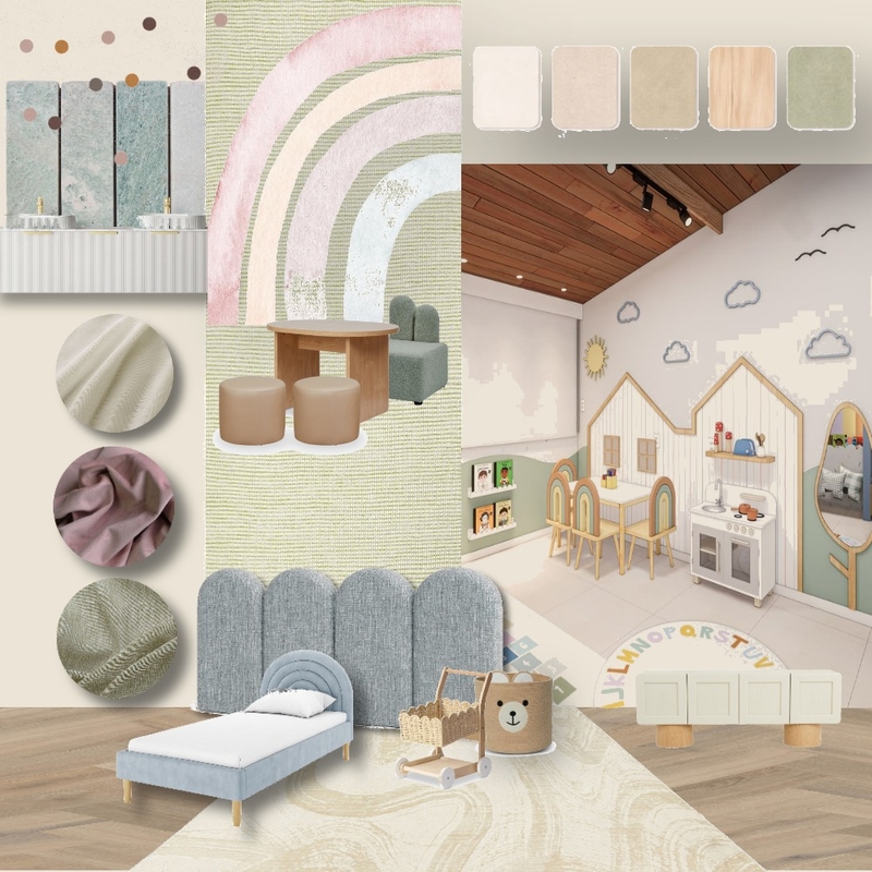 kindergarten Mood Board by Zori Rudova on Style Sourcebook