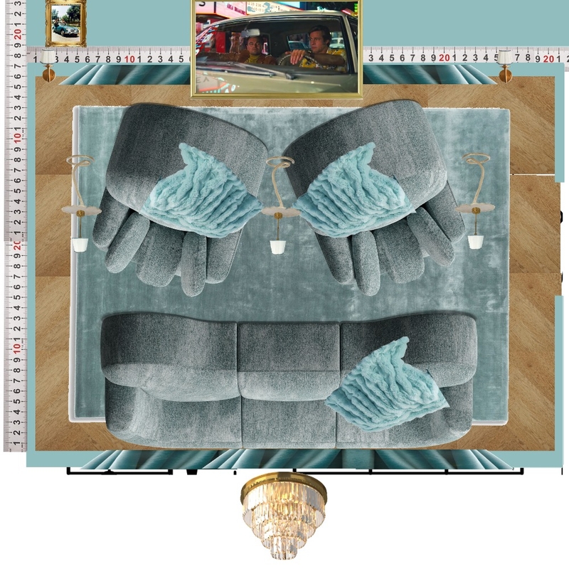 Cinema Blue Colour Drench Mood Board by dl2407 on Style Sourcebook
