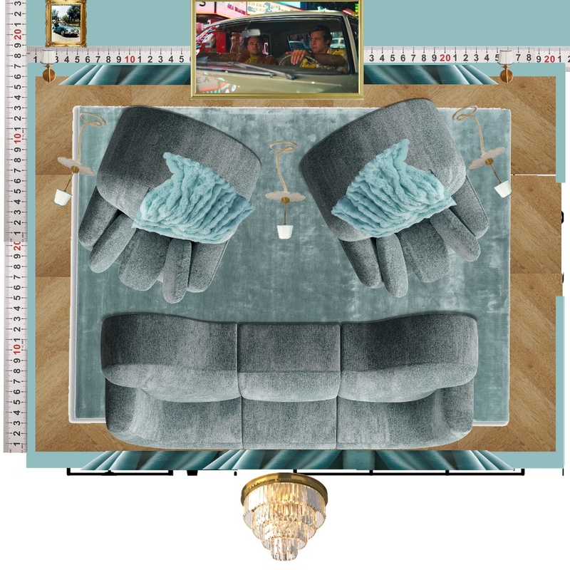 Cinema Blue Colour Drench Mood Board by dl2407 on Style Sourcebook
