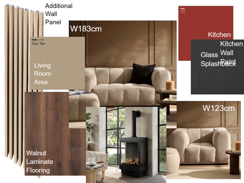 Living Room Kitchen Mood Board by nickie_evans@hotmail.com on Style Sourcebook