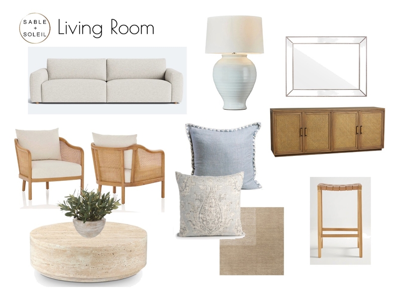 Marseilles Living Room Mood Board by Sable + Soleil on Style Sourcebook
