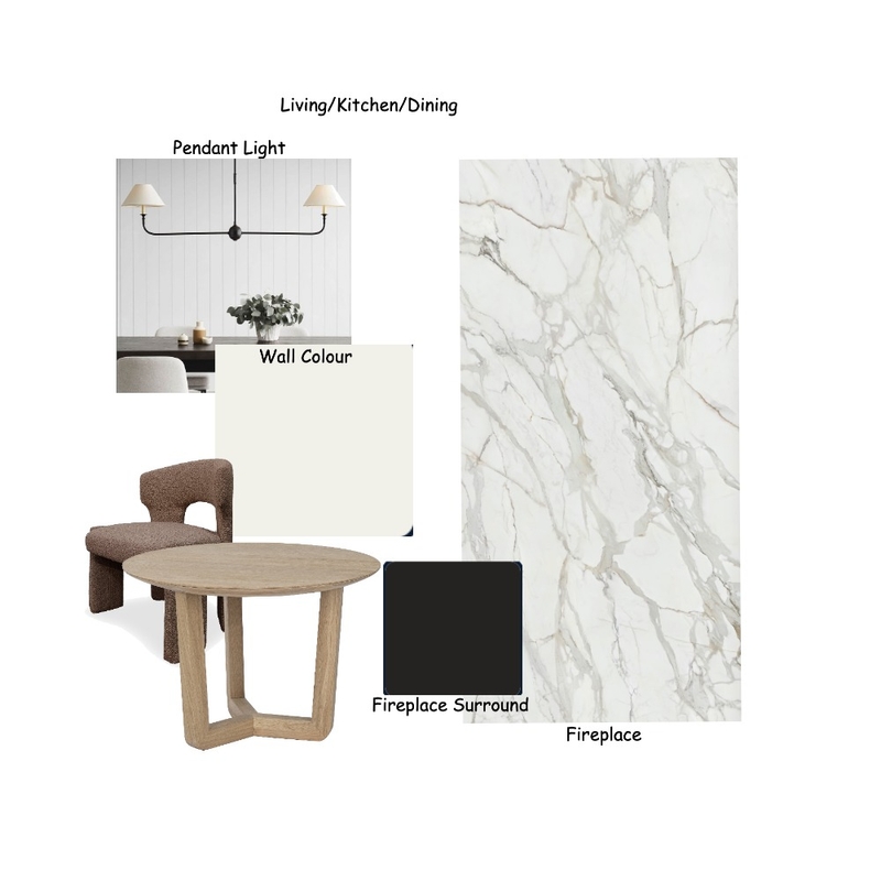 Living/Kitchen/Dining Mood Board by ADS Property Pty Ltd on Style Sourcebook