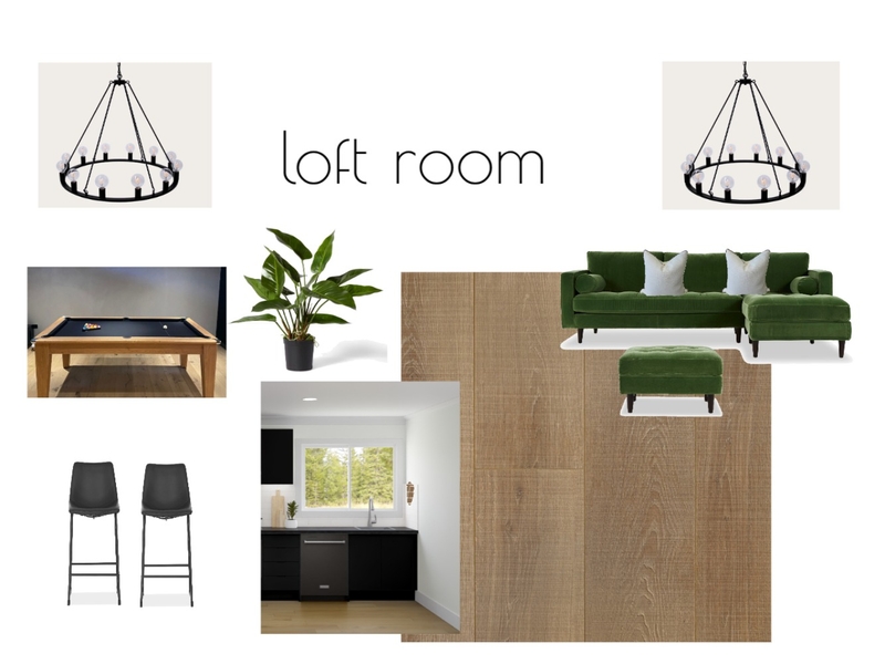 loft room Interior Design Mood Board by HIGH VALLEY