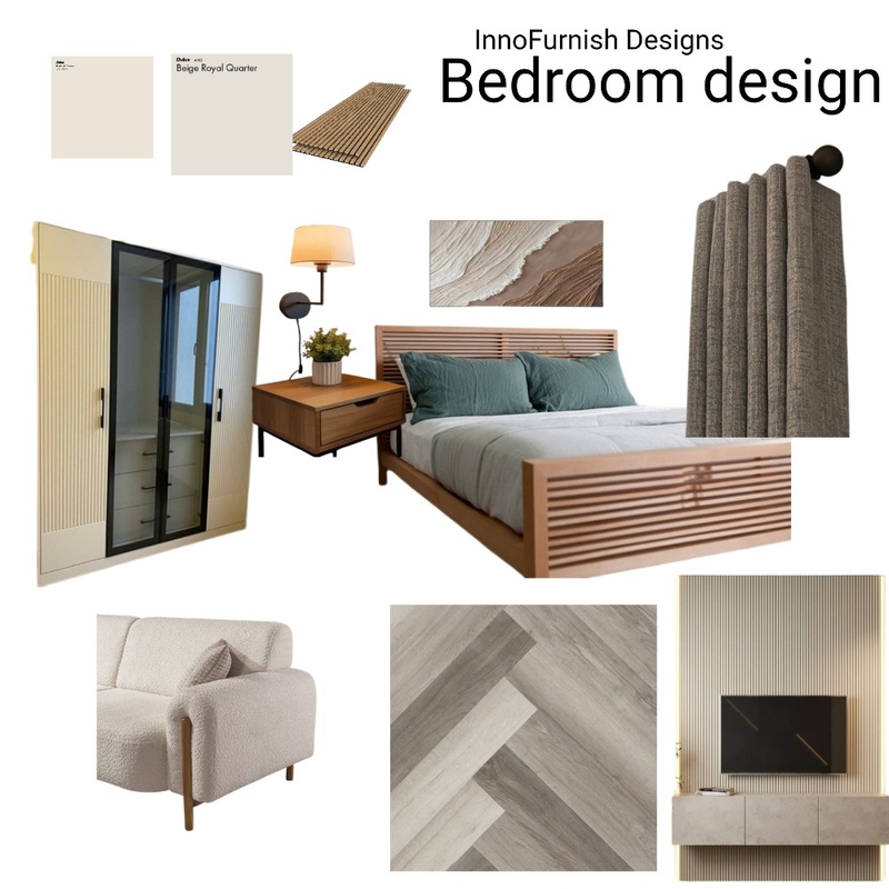 Bedroom design hj Mood Board by InnoFurnish Designs on Style Sourcebook
