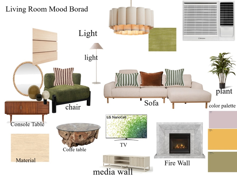 Mood Board Living Mood Board by Alboria on Style Sourcebook