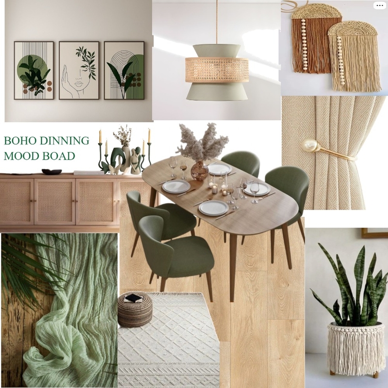 BOHO DINNING MOODBOARD Mood Board by Ampaire on Style Sourcebook