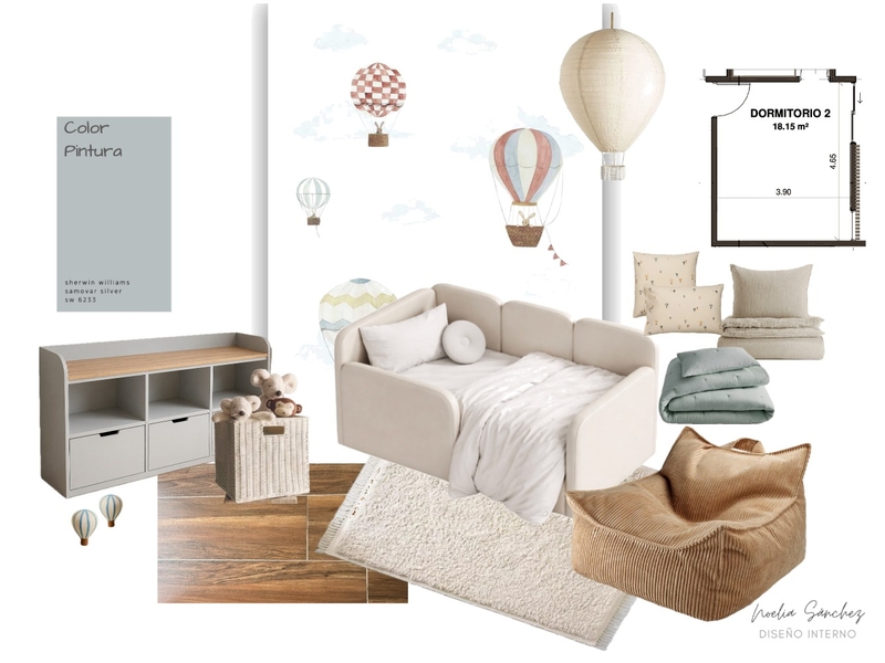 Dormitorio Luciano. 4 Mood Board by Noelia Sanchez on Style Sourcebook