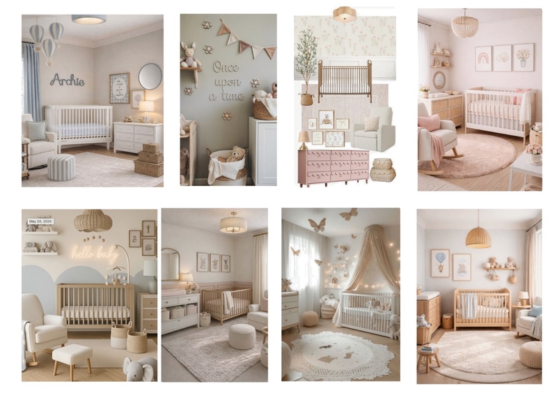 Nursery Ideas Mood Board by IIDR Interior Design on Style Sourcebook