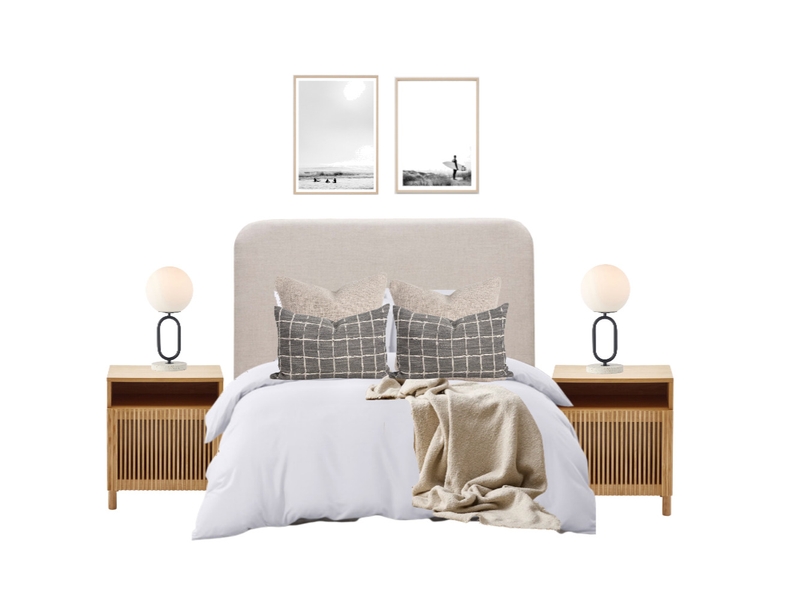 Coastal bedroom Mood Board by The Spaceco Queensland on Style Sourcebook