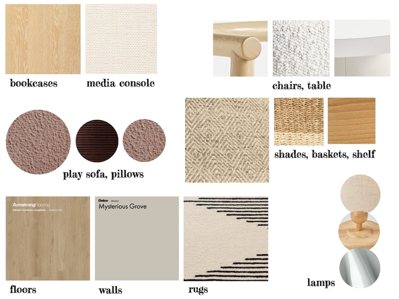 LOFT Playroom Finishes Mood Board by Pcosta805@gmail.com on Style Sourcebook