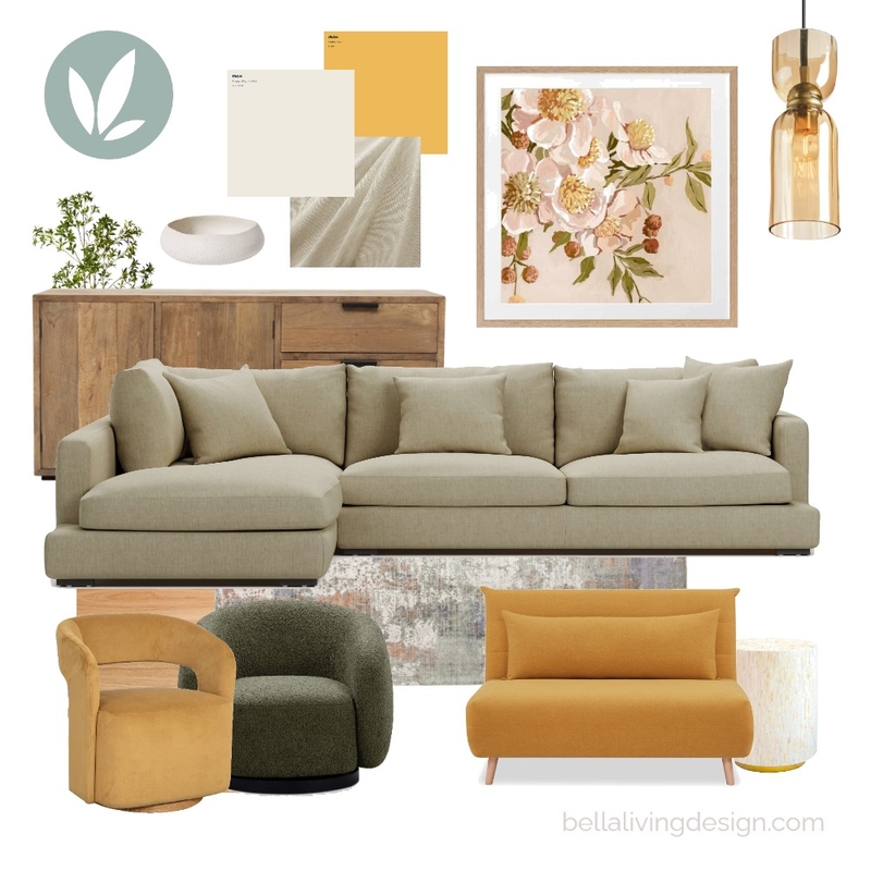 Rays of Sunshine Mood Board by Bella Living on Style Sourcebook