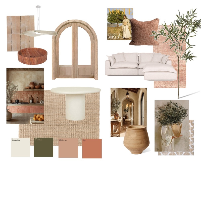 Mediterranean Interiors Mood Board by kieraross on Style Sourcebook