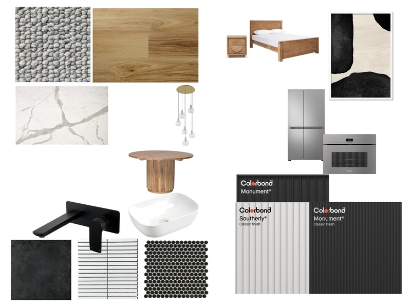 SAT B&W Mood Board Mood Board by jadabsymes@gmail.com on Style Sourcebook