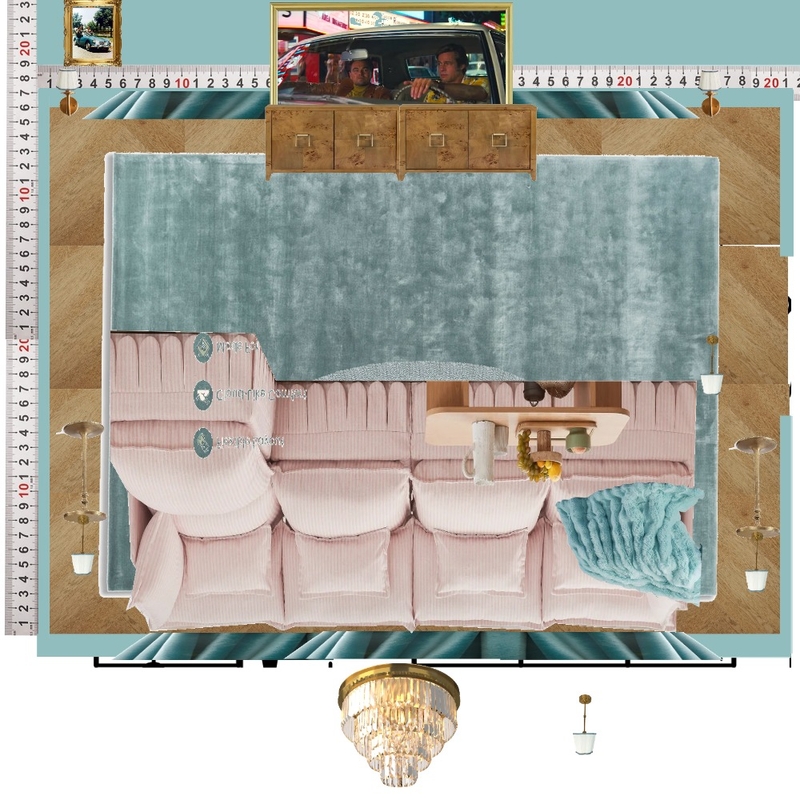 Cinema Blue Colour Drench Mood Board by dl2407 on Style Sourcebook