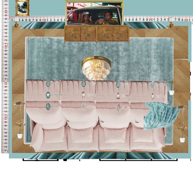 Cinema Blue Colour Drench Mood Board by dl2407 on Style Sourcebook