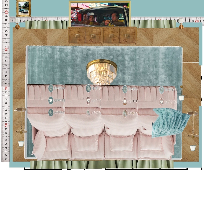 Cinema Blue Colour Drench Mood Board by dl2407 on Style Sourcebook