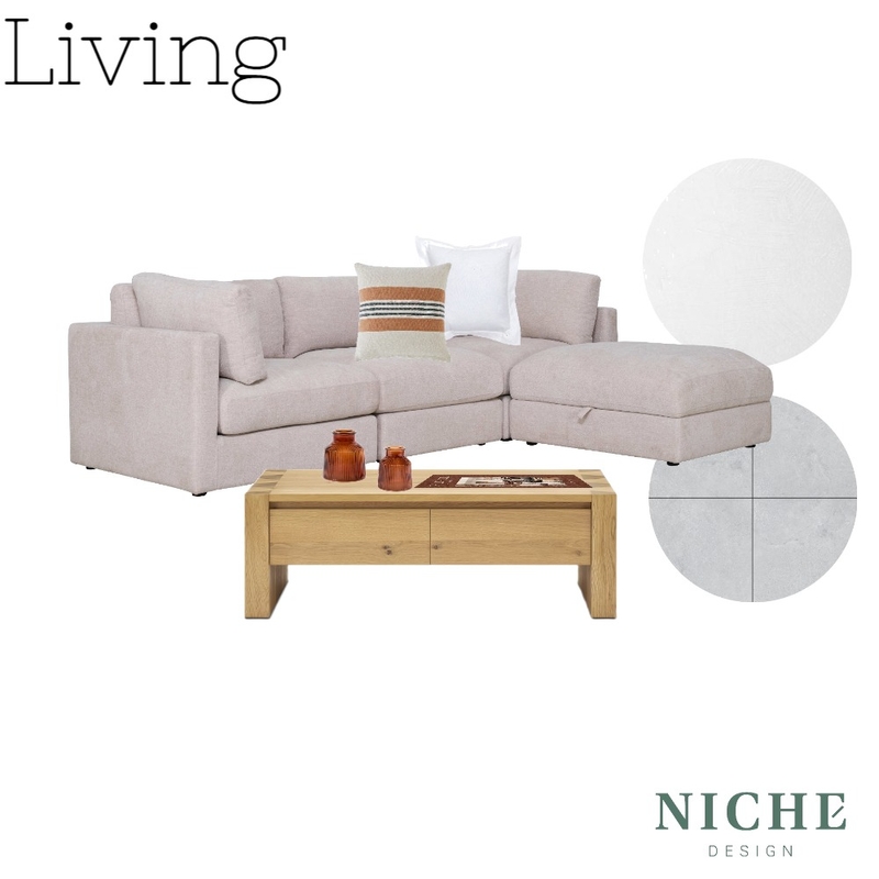 Merrimac - Living 1 Mood Board by alice@nichedesign.com.au on Style Sourcebook