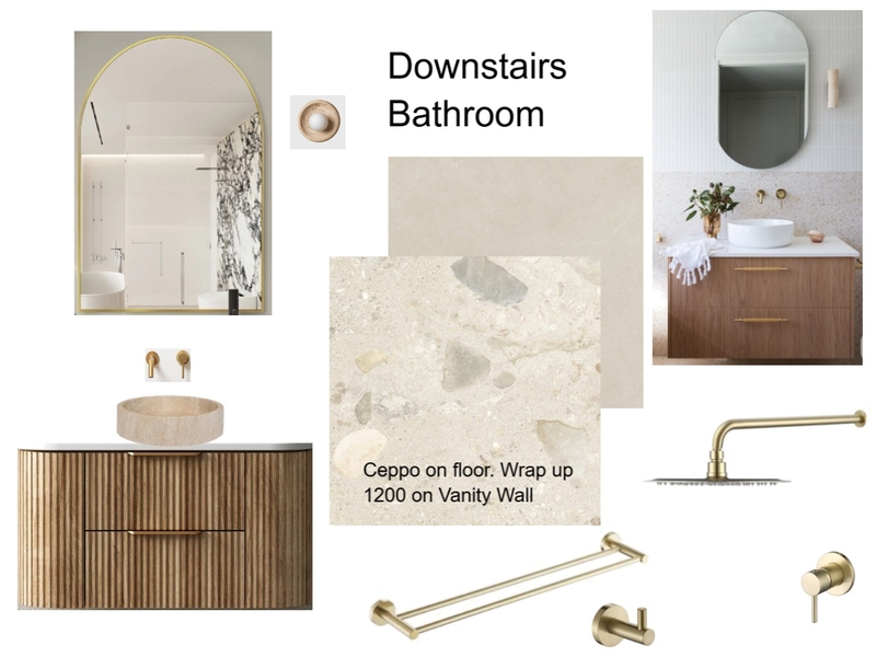 Powder Room Mood Board by staged design on Style Sourcebook