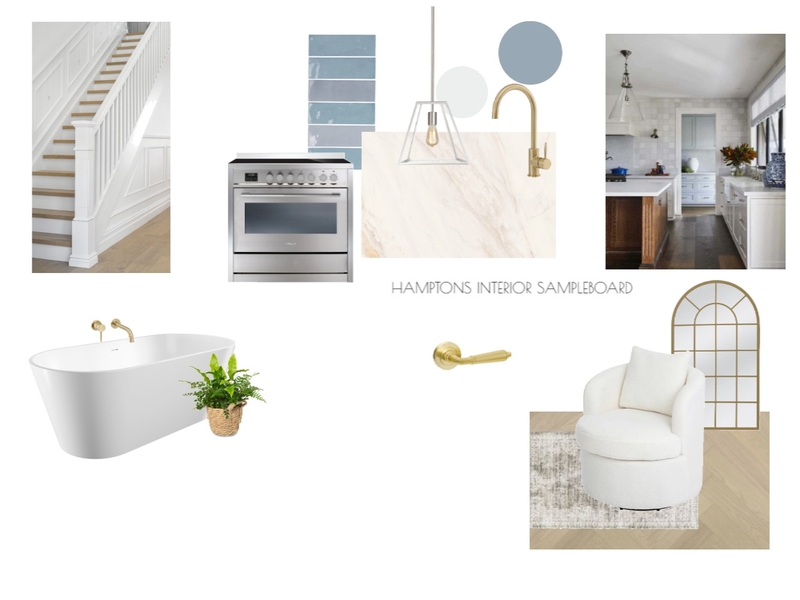 HAMPTONS - INTERIOR SAMPLE BOARD Mood Board by bsschwh@bunnings.com.au on Style Sourcebook