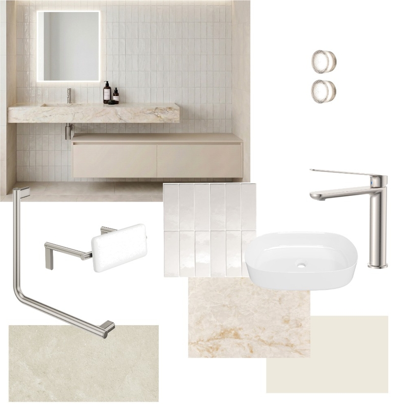 Wylah - Bathroom Brushed Nickel Mood Board by Holm & Wood. on Style Sourcebook