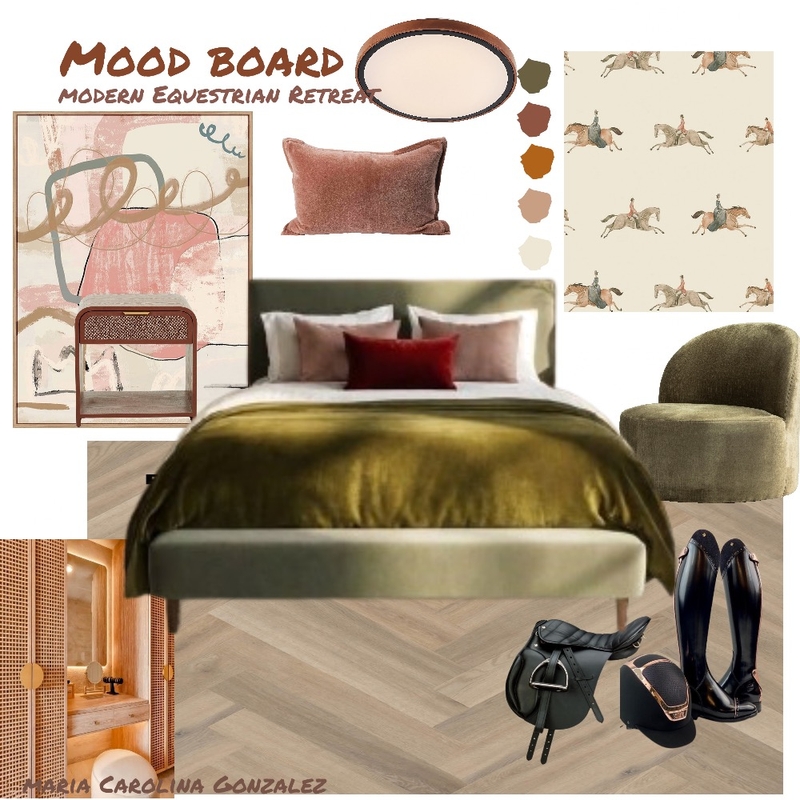 Mood board Habitación preadolescente Equitación   V F Mood Board by CaroGK on Style Sourcebook