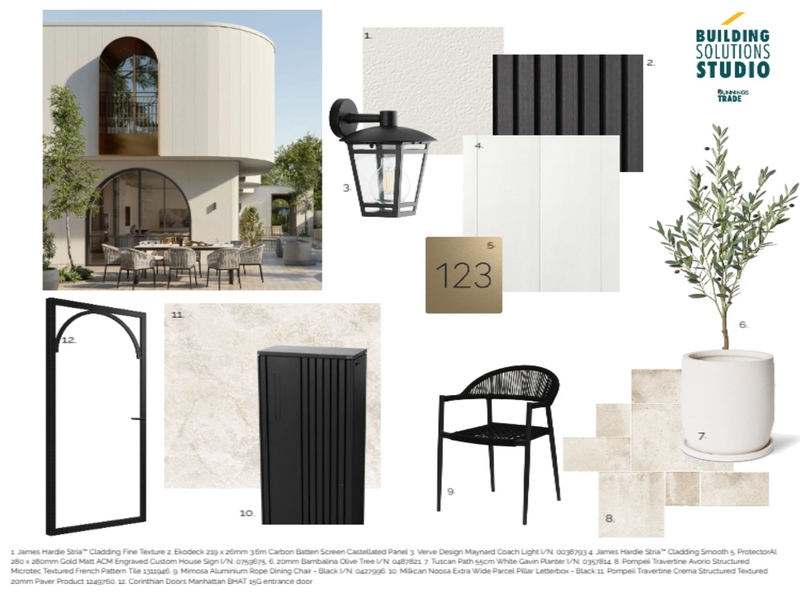 Classic Modern - Exterior Mood Board by bsschwh@bunnings.com.au on Style Sourcebook