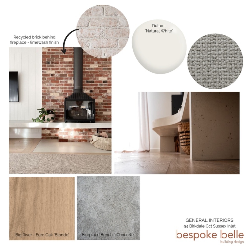 Sussex Inlet - General Interior Design Mood Board by bespokebelle.admin