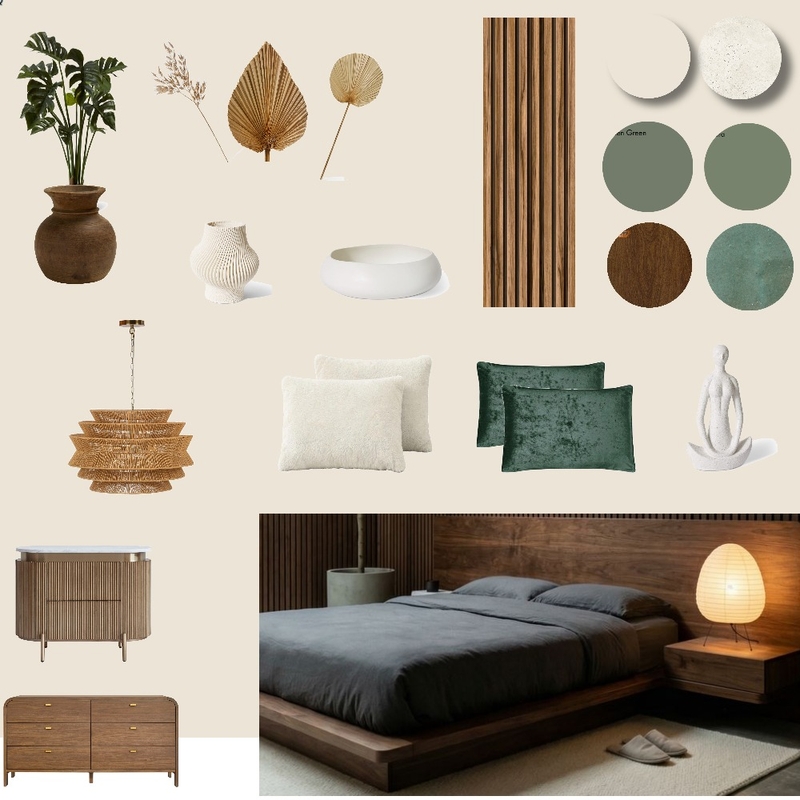 Dormitorio Japandi Mood Board by de los Santos on Style Sourcebook