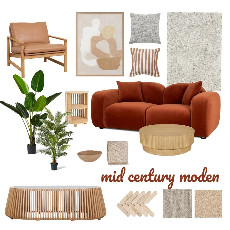 mid century modern Mood Board by frezaei1 on Style Sourcebook