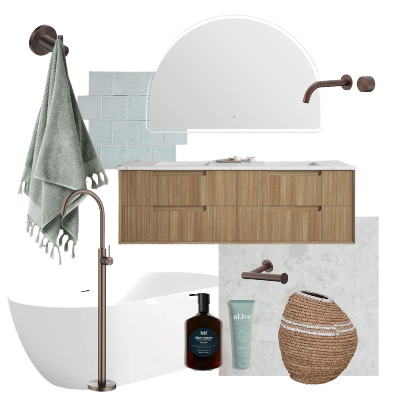 Contemporary Coastal Mood Board by ZURE on Style Sourcebook