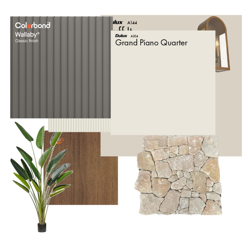 Exterior Earthy Resort Mood Board by JodyCarius on Style Sourcebook