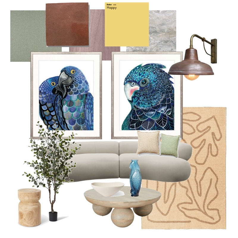 The Cockatoo Collector Mood Board by v.moxhamhall@gmail.com on Style Sourcebook