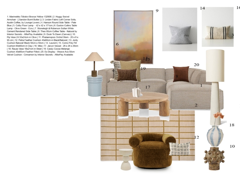 living room Mood Board by Kind of Nice on Style Sourcebook
