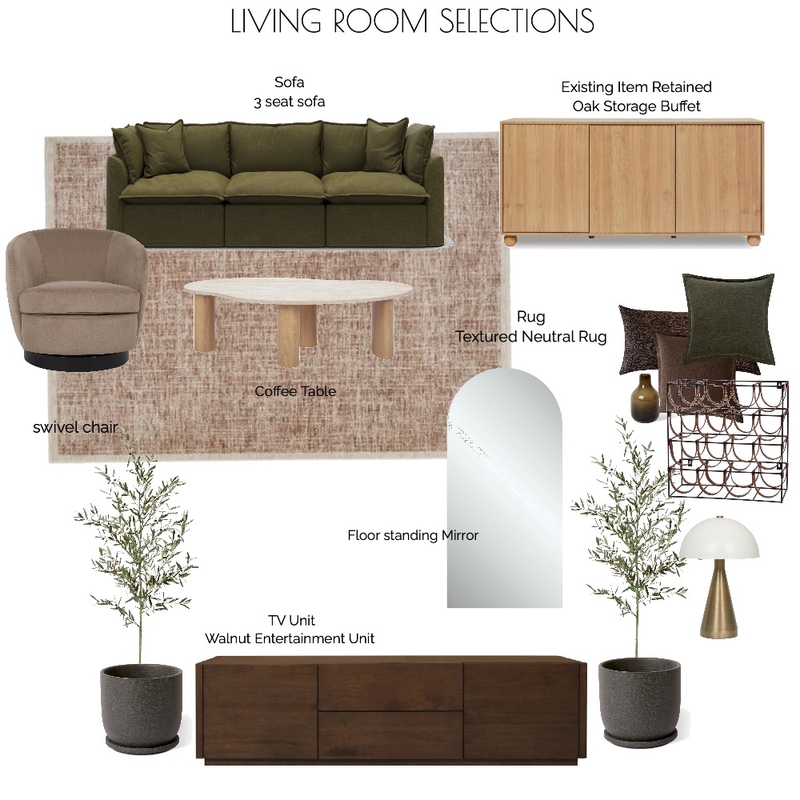 NICK LIVING ROOM Mood Board by HOUSE OF MAY DESIGNS on Style Sourcebook