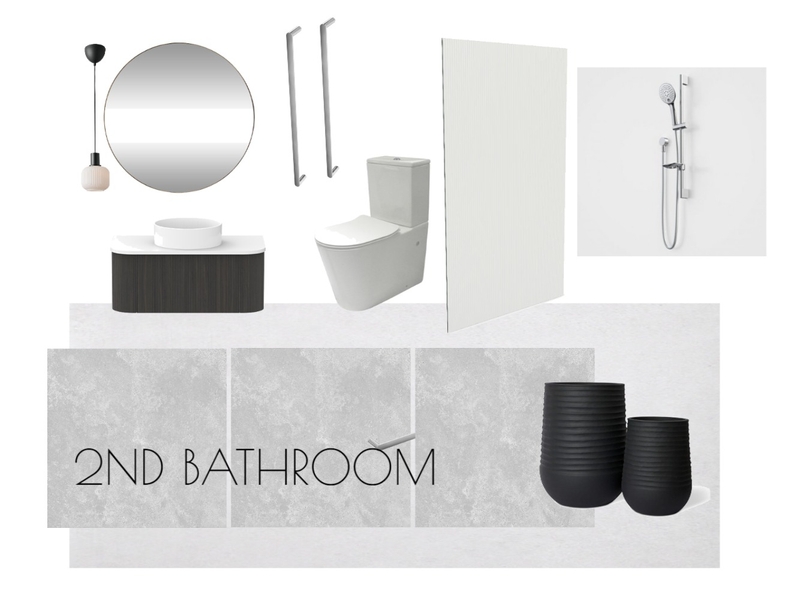 2nd bathroom Interior Design Mood Board by HIGH VALLEY