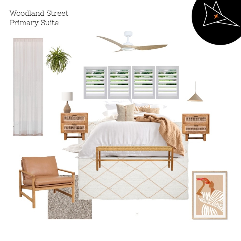Woodland Primary Suite Interior Design Mood Board by Fox + Ko Woodland Primary Suite Interior Design Mood Board by Fox + Ko