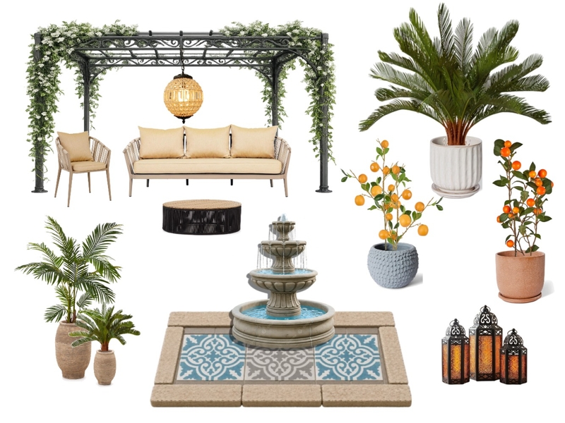 Paisajismo - Jardin Arabe (2) Interior Design Mood Board by Chi - Interior Design Paisajismo - Jardin Arabe (2) Interior Design Mood Board by Chi - Interior Design
