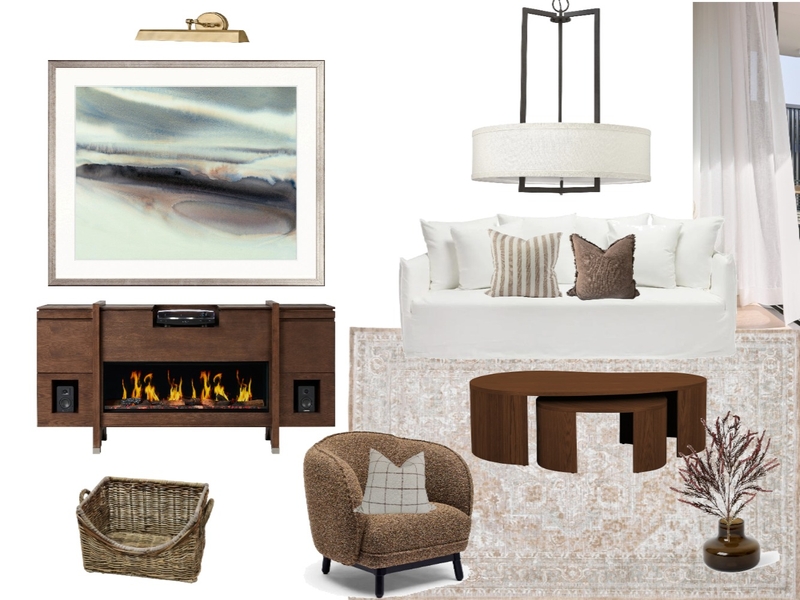 farmhouse Living2 Interior Design Mood Board by moneil