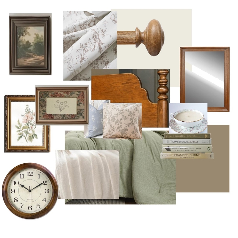 large bedroom Interior Design Mood Board by LEAHRT