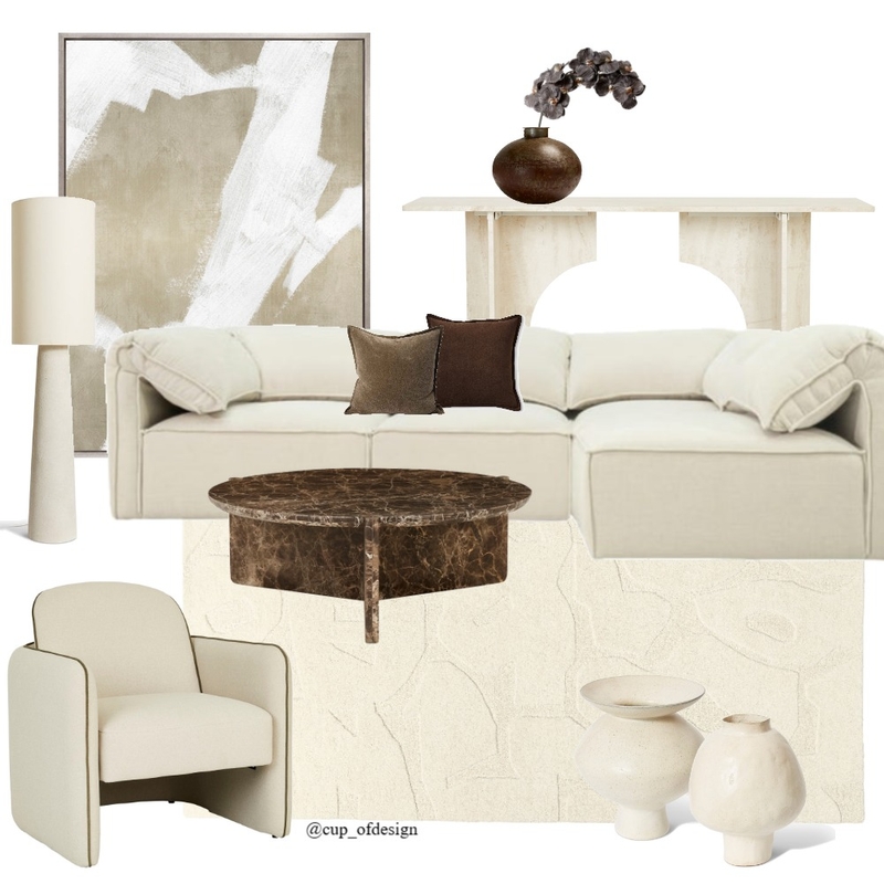 Travertine Dream - Living room Interior Design Mood Board by Cup_ofdesign Travertine Dream - Living room Interior Design Mood Board by Cup_ofdesign
