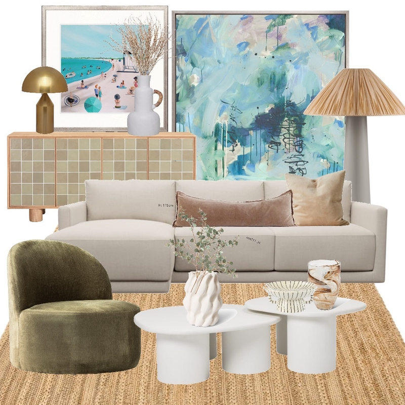 Coastal feel Interior Design Mood Board by posey.property.staging Coastal feel Interior Design Mood Board by posey.property.staging