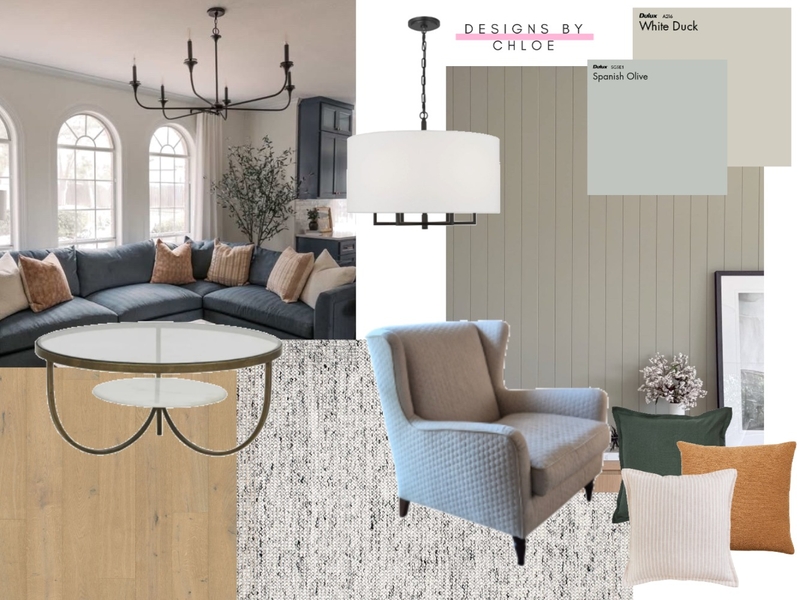 Taylors Lakes living room Interior Design Mood Board by Designs by Chloe