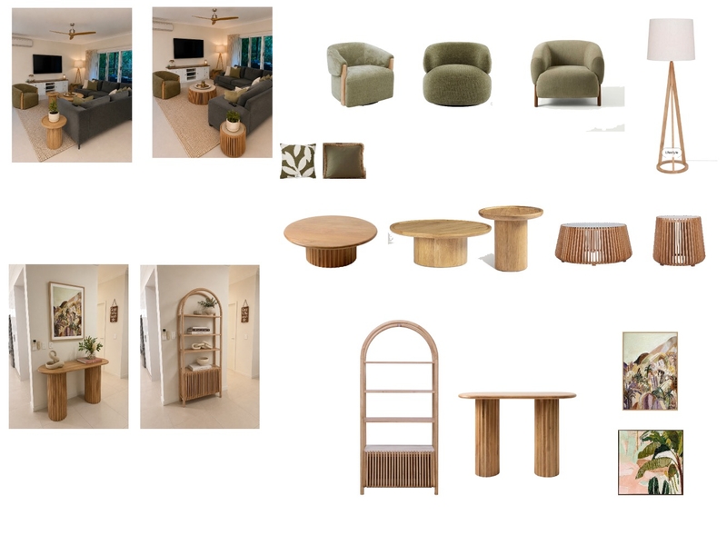 Living Room Interior Design Mood Board by IIDR Interior Design