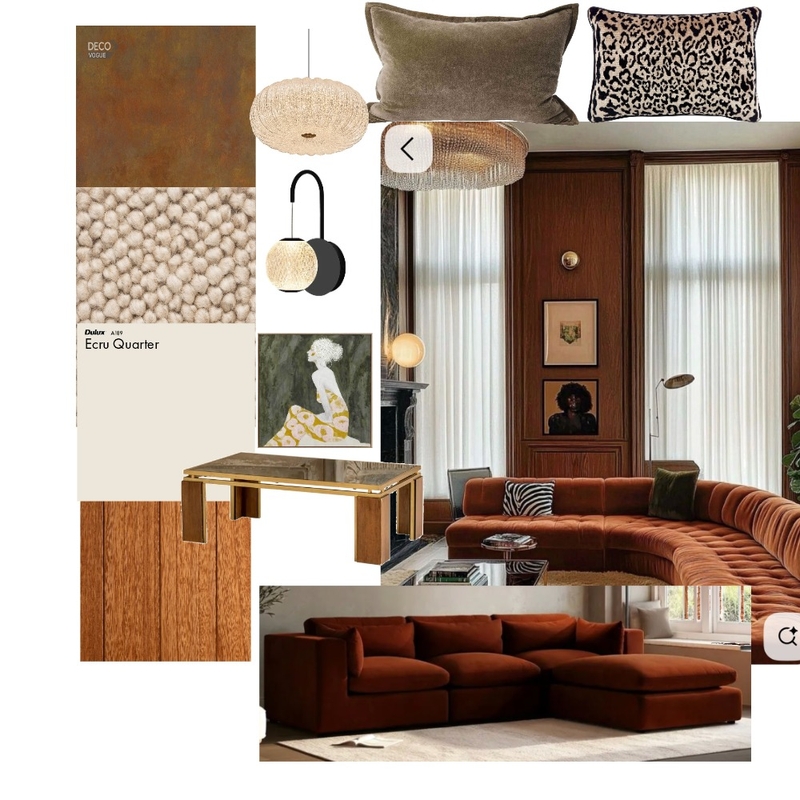 1970's Moodboard 2 Interior Design Mood Board by Bortolotto Interiors